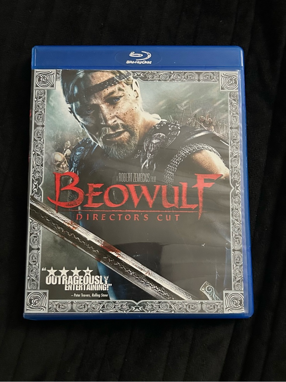 Beowulf Blu-ray Disc Director's Cut Robert Zemeckis Animated Movie Disc & Case